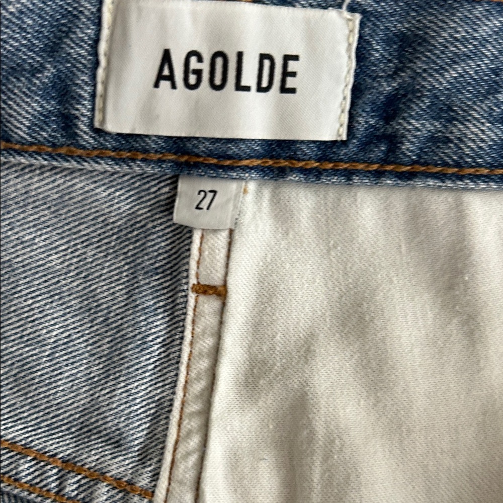 NWT AGOLDE Amryn Boyfriend Jeans in Release. Size 27. - Picture 13 of 16